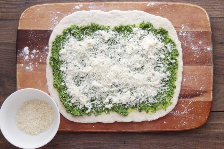 Step 8 - Wild Garlic Pesto Pinwheels
