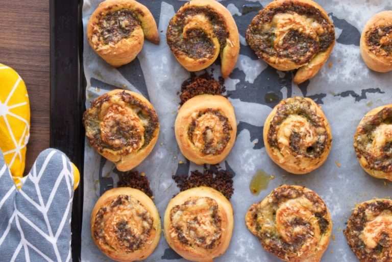 Step 11 - Wild Garlic Pesto Pinwheels