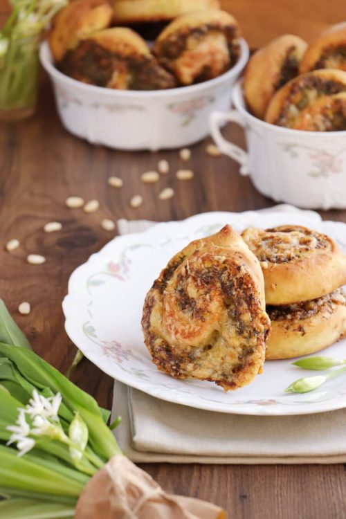 Wild Garlic Pesto Pinwheels