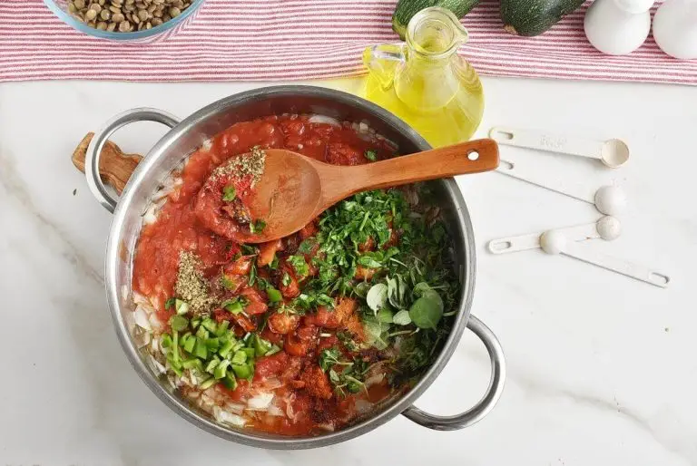 Step 3 - 30 Minute Spicy Lentil Bolognese