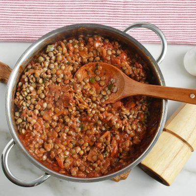 30 Minute Spicy Lentil Bolognese recipe - step 4