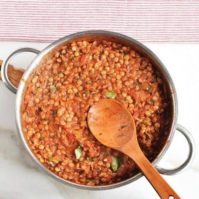 30 Minute Spicy Lentil Bolognese recipe - step 4