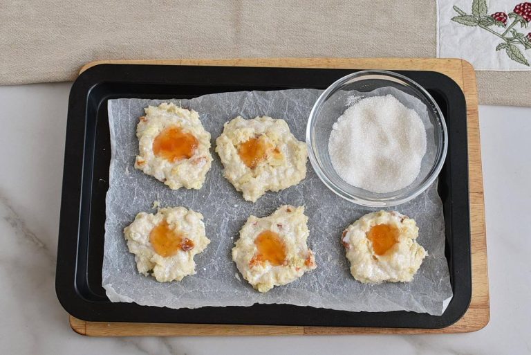 Step 10 - Apricots & Cream Thumbprint Scones
