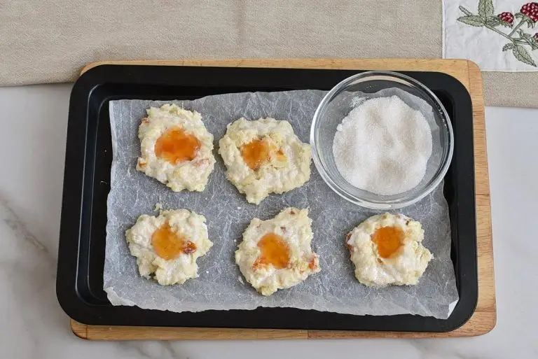 Step 10 - Apricots & Cream Thumbprint Scones