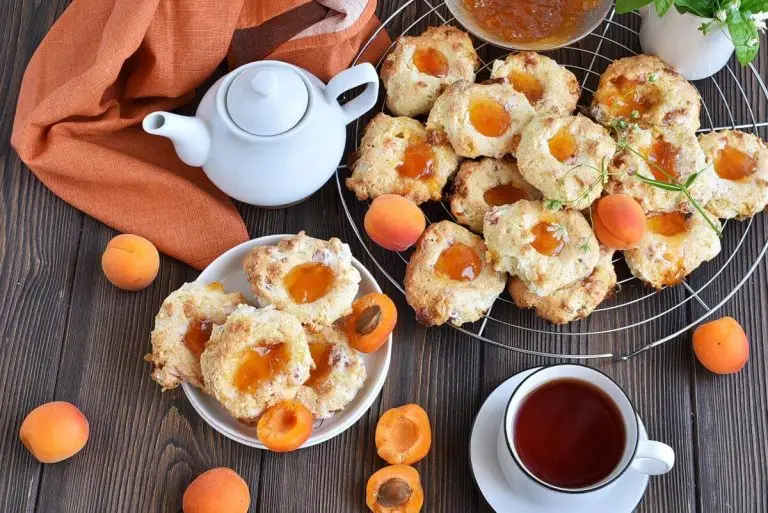 Step 12 - Apricots & Cream Thumbprint Scones