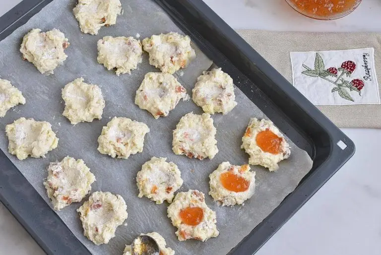 Step 8 - Apricots & Cream Thumbprint Scones