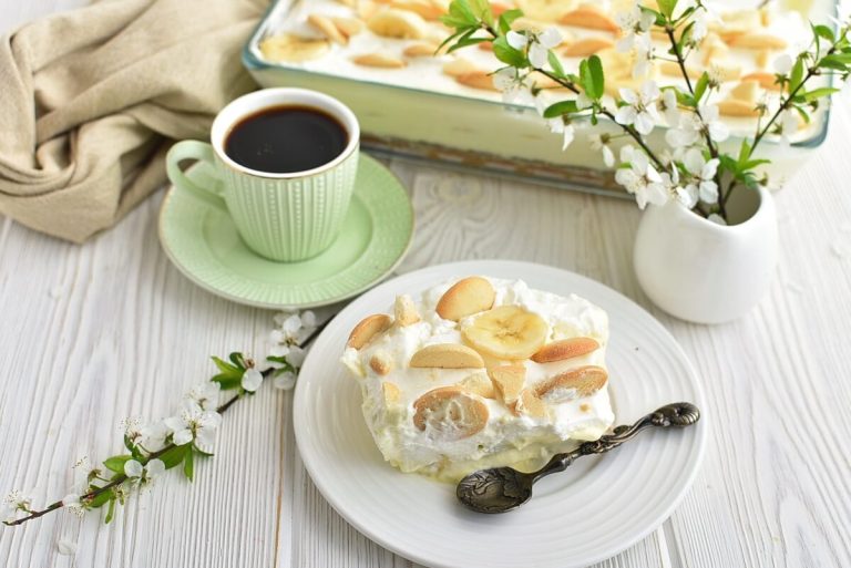 Step 8 - Banana Pudding Poke Cake