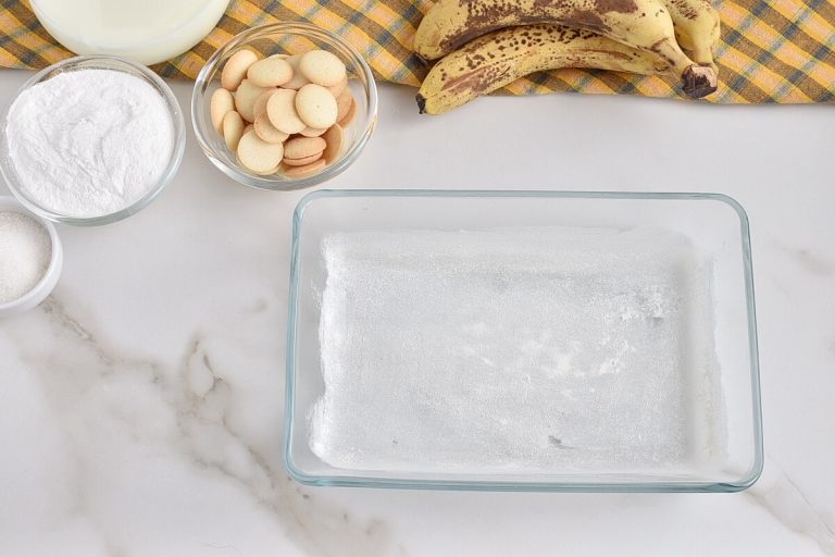 Step 1 - Banana Pudding Poke Cake