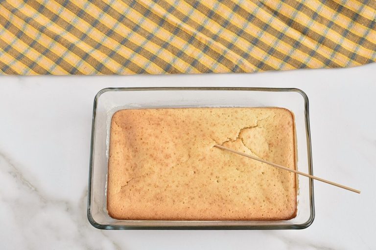 Step 3 - Banana Pudding Poke Cake