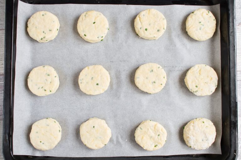 Step 9 - Cheddar Chive Biscuits