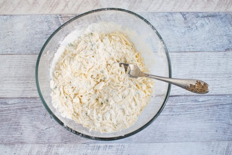 Step 4 - Cheddar Chive Biscuits