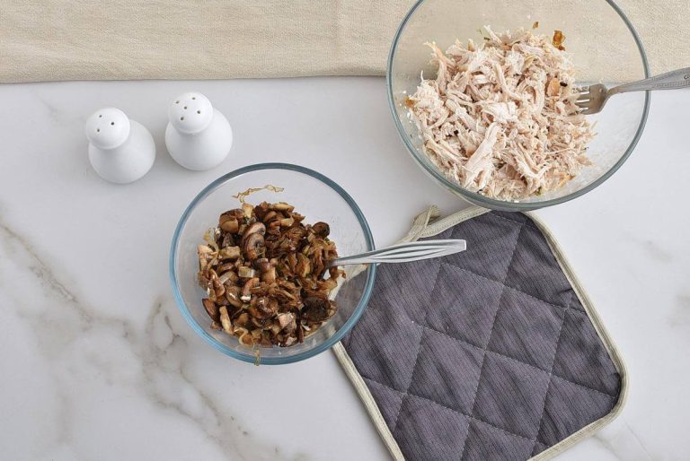 Step 10 - Chicken and Mushroom Crepes