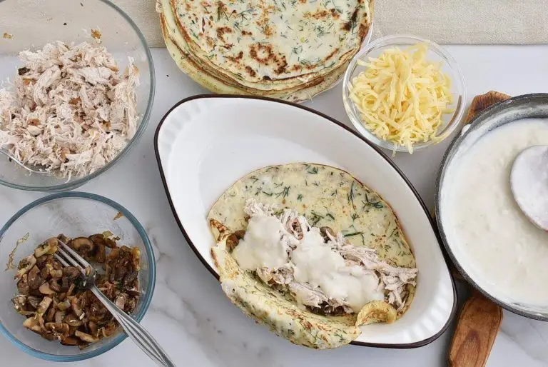 Step 15 - Chicken and Mushroom Crepes