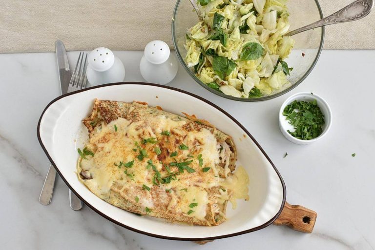 Step 18 - Chicken and Mushroom Crepes