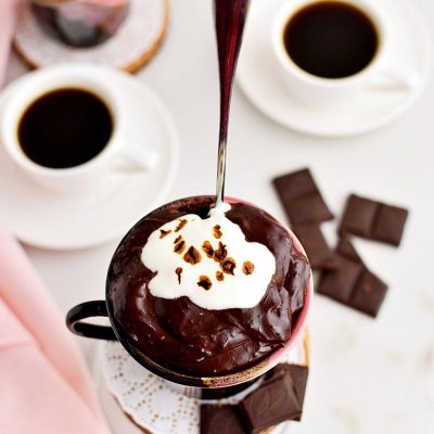 Chocolate Pudding in a Mug Recipes–Homemade Chocolate Pudding in a Mug–Easy Chocolate Pudding in a Mug