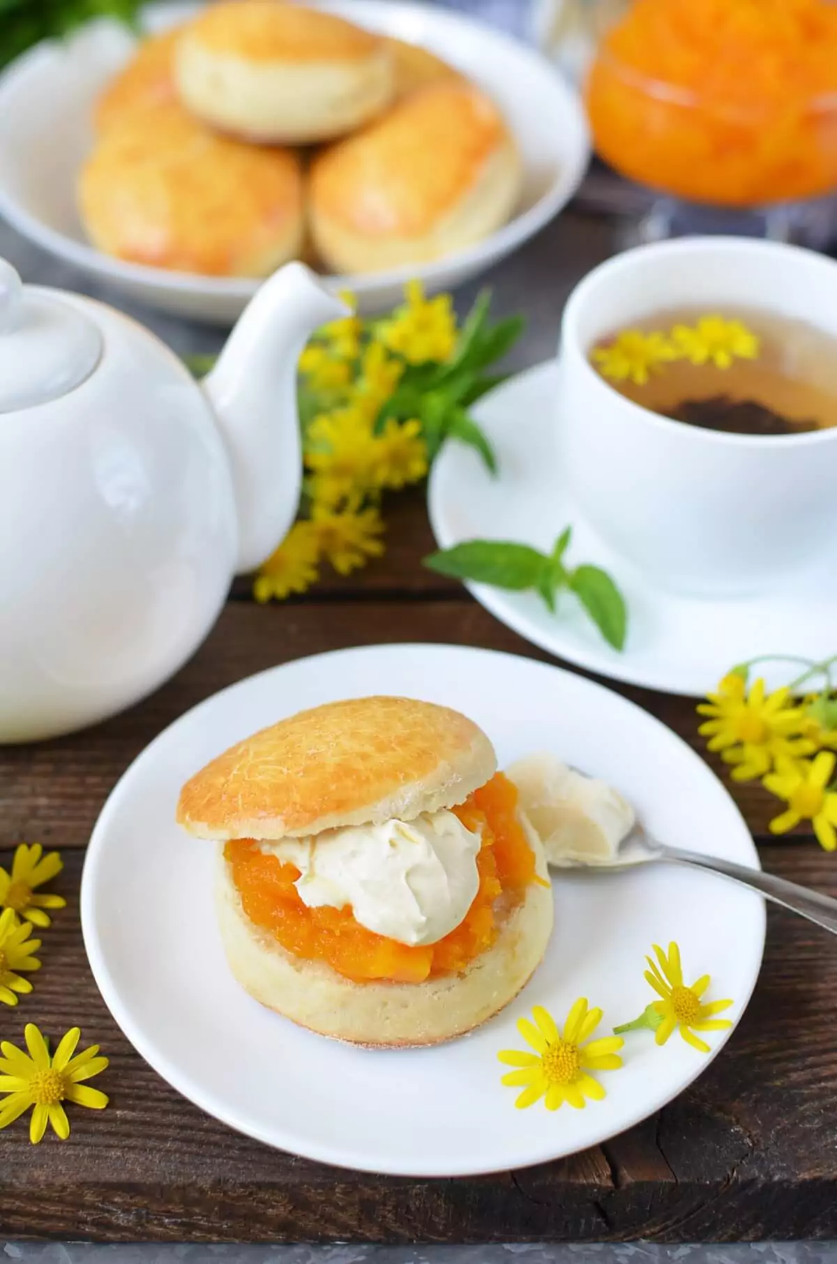 Classic Scones with Jam & Clotted Cream