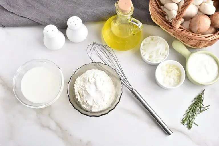 Step 1 - Vegan Creamy Mushroom Crepes