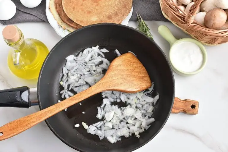Step 3 - Vegan Creamy Mushroom Crepes