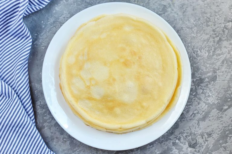 Step 3 - Crepes Stuffed with Ham & Cheese