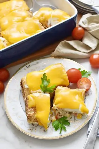 Crêpes Stuffed with Chicken & Cream Cheese