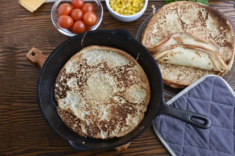 Step 2 - Crêpes Stuffed with Chicken & Cream Cheese