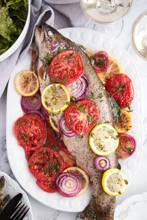Easy Roasted Whole Trout