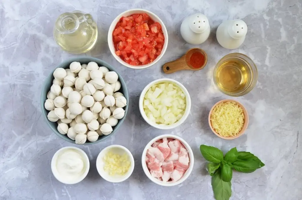 Ingredients for Easy Tortellini Amatriciana
