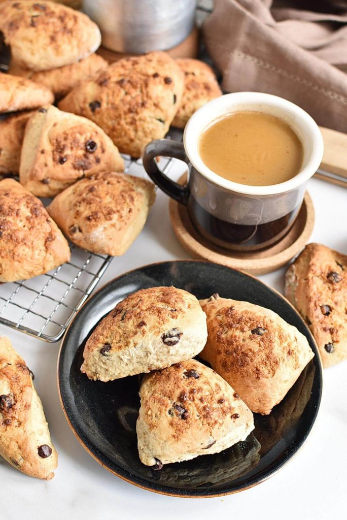 It’s Coffee Time With These Choc Chip Scones