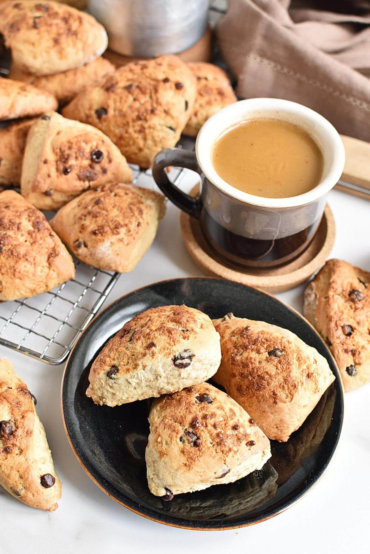 Espresso Chocolate Chip Scones Recipe Cook.me Recipes