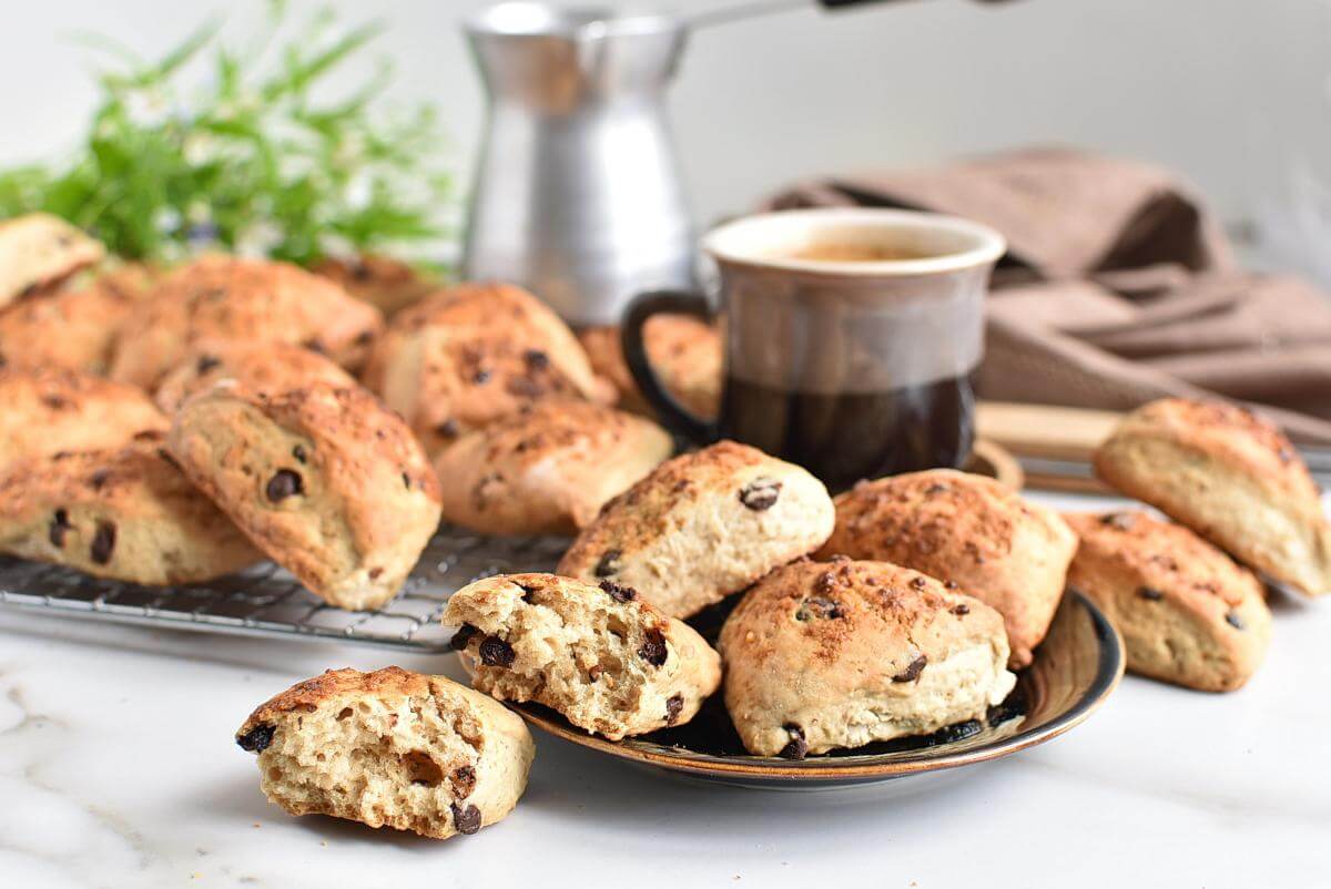 Espresso Chocolate Chip Scones