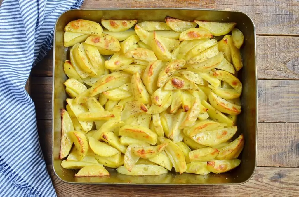 How to serve Greek Roasted Lemon Potatoes