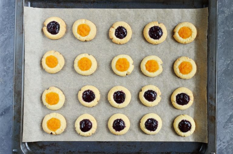Step 8 - Jam-Filled Thumbprint Cookies