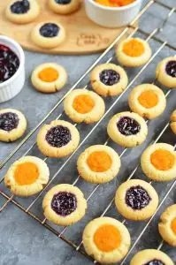 Jam-Filled Thumbprint Cookies