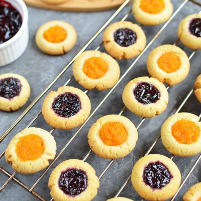 Jam-Filled Thumbprint Cookies Recipe-How To Make Jam-Filled Thumbprint Cookies-Delicious Jam-Filled Thumbprint Cookies