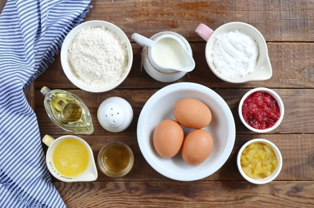 Ingredients for Kaiserschmarrn – Austrian Pancakes