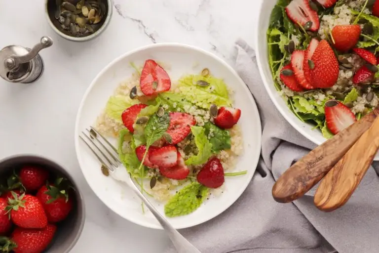 Step 5 - Kale Breakfast Salad with Quinoa & Strawberries