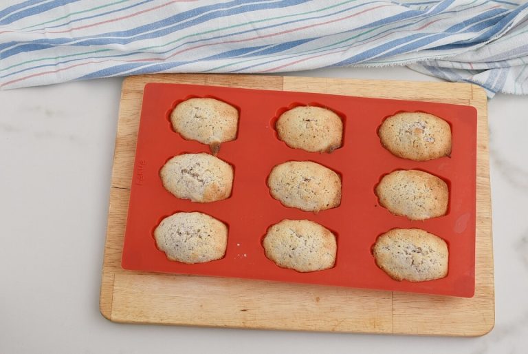 Step 6 - Lime & Hibiscus Madeleines