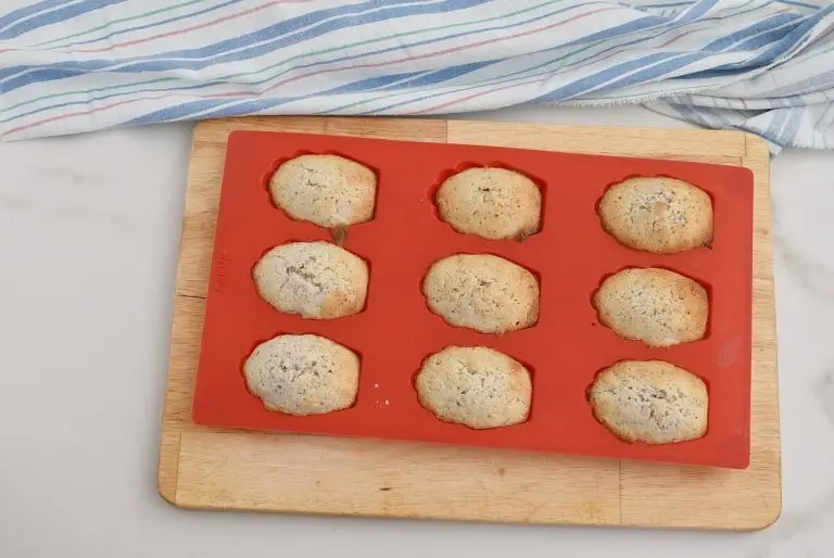 Step 6 - Lime & Hibiscus Madeleines