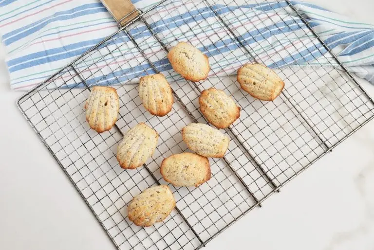Step 7 - Lime & Hibiscus Madeleines