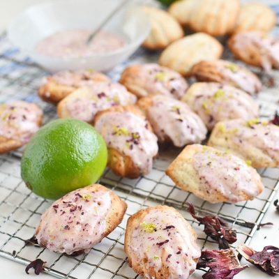 Lime and Hibiscus Madeleines Recipes–Homemade Lime and Hibiscus Madeleines –Easy Lime and Hibiscus Madeleines