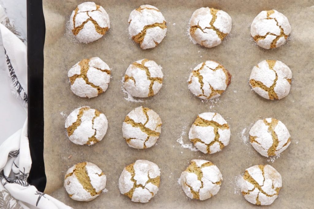 Matcha Amaretti Cookies Recipe - Cook.me Recipes