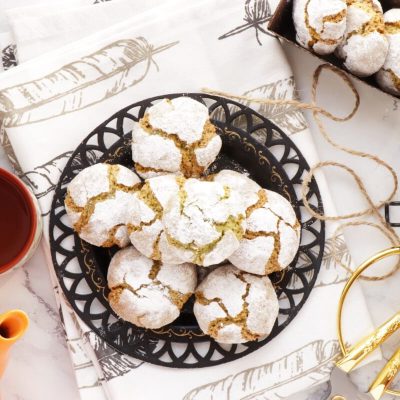 Matcha Amaretti Cookies Recipe - Cook.me Recipes