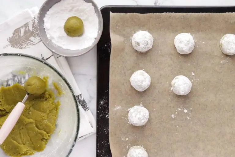 Step 5 - Matcha Amaretti Cookies