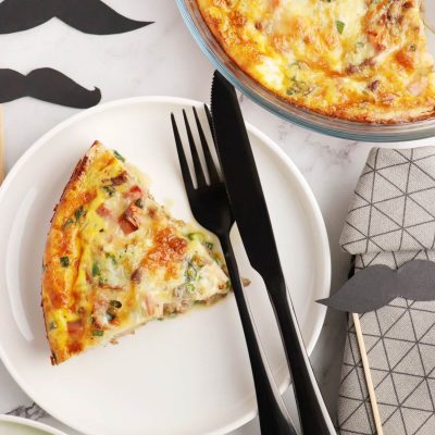 Meat Lovers Quiche Recipe-Savory Quiche-Meat and Cheese Quiche