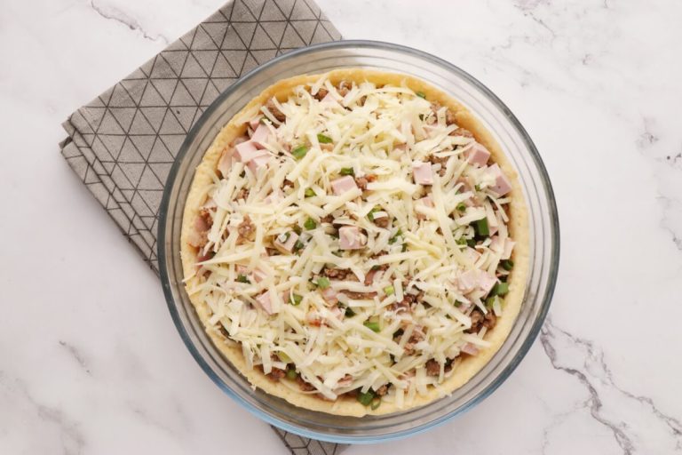 Step 4 - Meat Lover’s Quiche