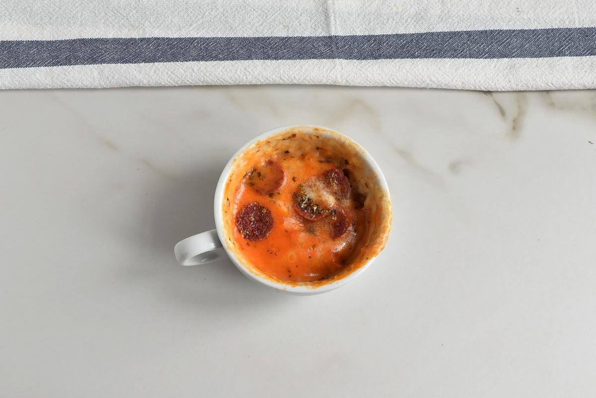 Microwave Mug Pizza In Under 5 Minutes!, Recipe