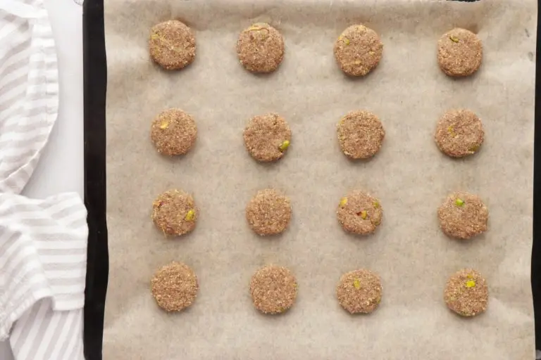 Step 6 - Millet, Almond and Pistachio Cookies