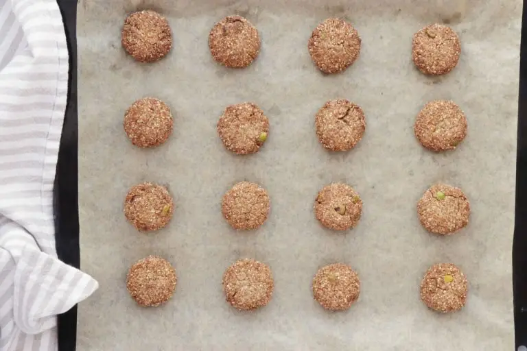 Step 7 - Millet, Almond and Pistachio Cookies