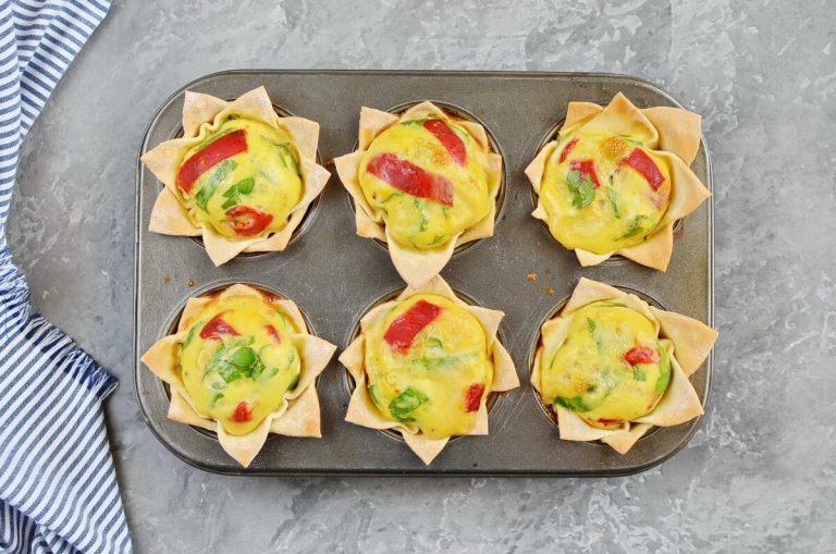 Step 5 - Mini Quiche with Spinach