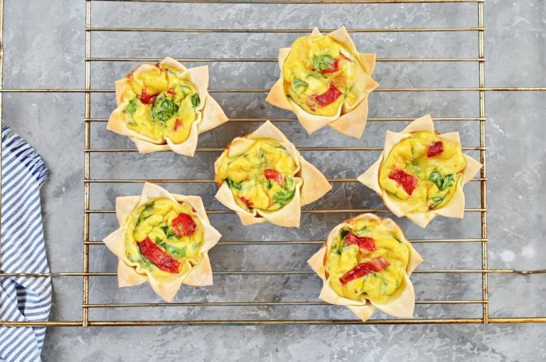 Step 6 - Mini Quiche with Spinach